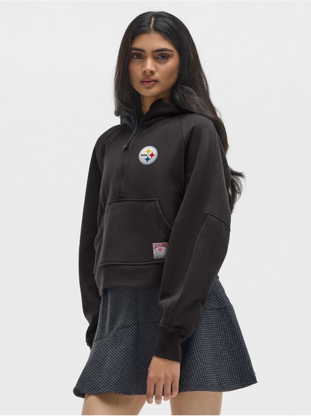 Pittsburgh Steelers Women's lululemon Scuba Oversized Half Zip Hoodie (XS/S)